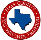 Hays County Poll Watcher Training logo